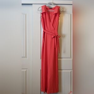 Banana Republic orange jumpsuit